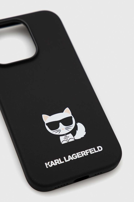 Karl Lagerfeld telefon tok iPhone 14 Pro 6,1'' KLHCP14LSLCTBK fekete AA00