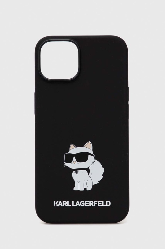 Karl Lagerfeld etui na telefon iPhone 14 6,1'' na telefon czarny KLHCP14SSNCHBCK