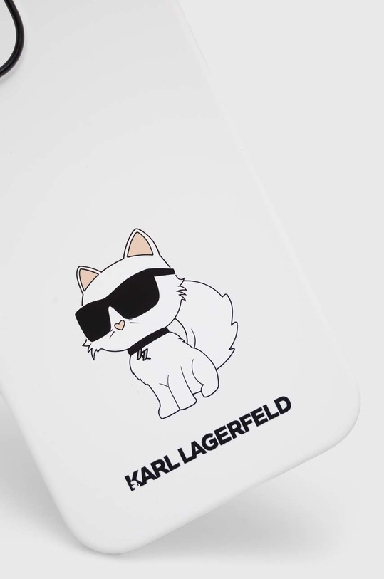 Кейс за телефон Karl Lagerfeld iPhone 14 Pro Max 6,7'' KLHCP14XSNCHBCH бял AA00
