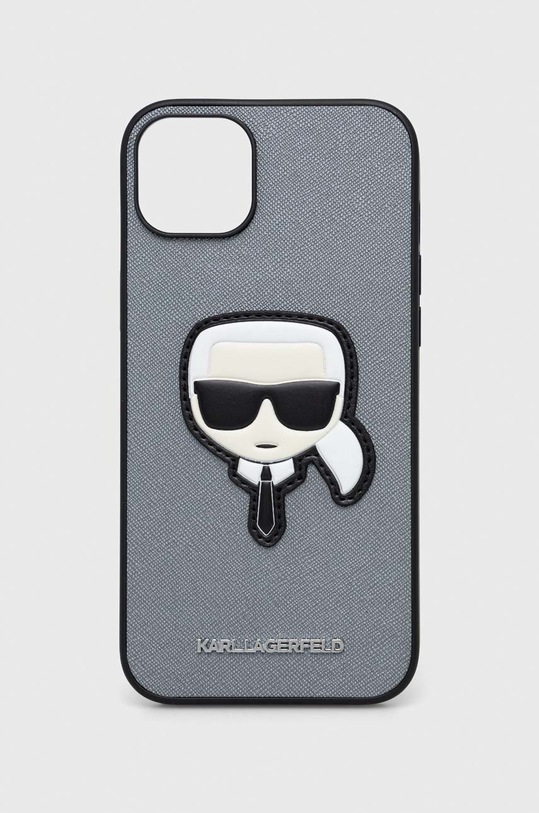 Karl Lagerfeld etui na telefon iPhone 14 Plus 6,7" na telefon srebrny KLHCP14MSAPKHG