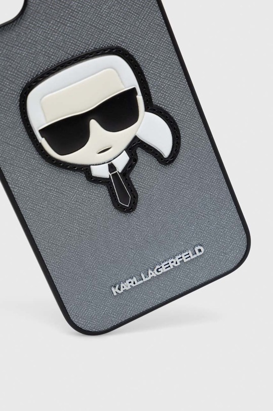Karl Lagerfeld etui na telefon iPhone 14 Plus 6,7" KLHCP14MSAPKHG srebrny AA00