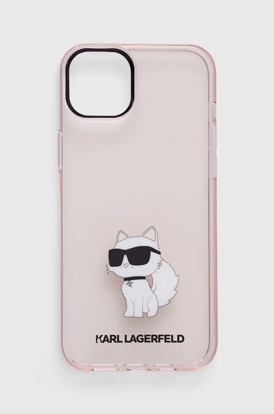 Karl Lagerfeld etui na telefon iPhone 14 Plus 6,7'' na telefon różowy KLHCP14MHNCHTCP