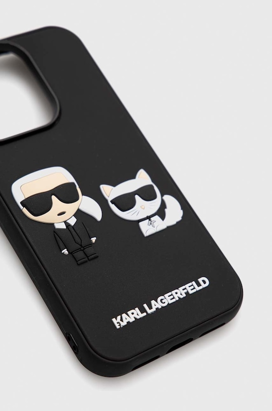 Karl Lagerfeld etui na telefon iPhone 14 Pro 6,1'' KLHCP14L3DRKCK czarny AA00