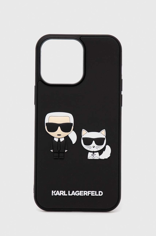 Karl Lagerfeld etui na telefon iPhone 14 Pro Max 6,7'' aplikacja czarny KLHCP14X3DRKCK