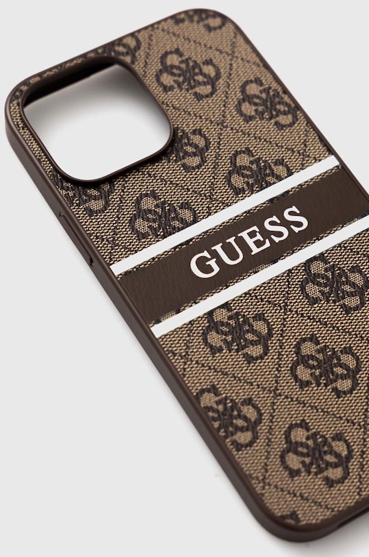 Guess etui na telefon iPhone 13 Pro Max 6,7'' GUHCP13X4GDBR brązowy AA00