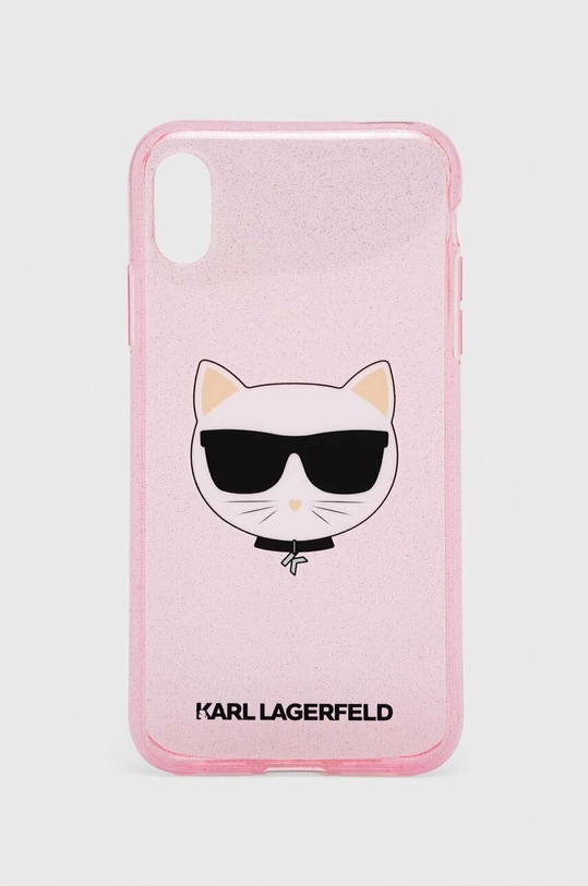Karl Lagerfeld Husă pentru telefon iPhone XR 6,1'' pentru telefon roz KLHCI61CHTUGLP