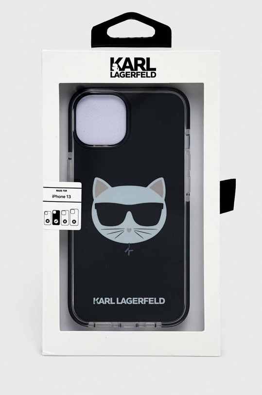 Αξεσουάρ Θήκη κινητού Karl Lagerfeld iPhone 13 6,1'' KLHCP13MTPECK μαύρο