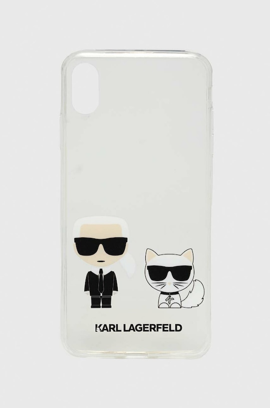 Karl Lagerfeld telefon tok iPhone Xs Max telefonhoz áttetsző KLHCI65CKTR