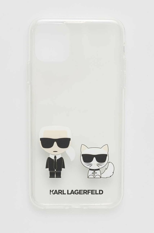 Karl Lagerfeld etui na telefon iPhone 11 Pro Max na telefon transparentny KLHCN65CKTR