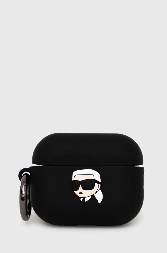 Чохол для airpods Karl Lagerfeld AirPods Pro 2 cover чорний KLAP2RUNIKK
