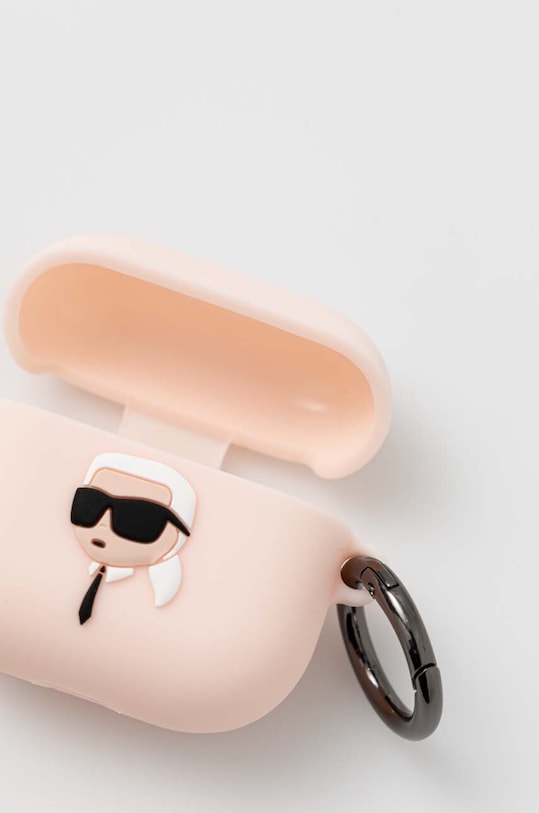 Karl Lagerfeld husa airpods AirPods 3 cover KLA3RUNIKP roz AA00