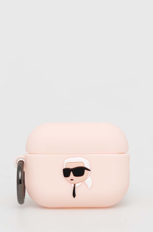 Karl Lagerfeld etui na airpod AirPods Pro 2 cover różowy KLAP2RUNIKP