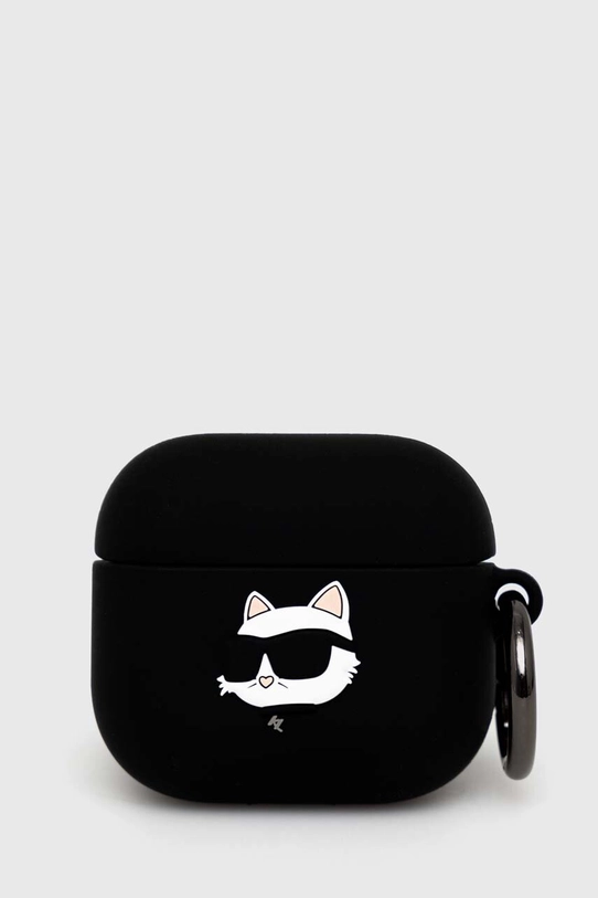 Чехол на airpods Karl Lagerfeld AirPods 3 cover чёрный KLA3RUNCHK