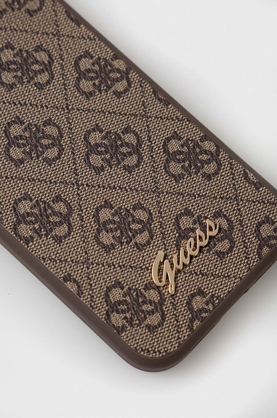 Guess etui na telefon iPhone 14 6,1" GUHCP14SHG4SHW brązowy AA00