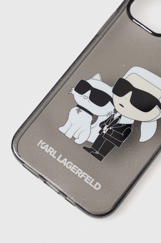 Karl Lagerfeld Husă pentru telefon iPhone 12/12 Pro 6,1" KLHCP12MHNKCTGK negru AA00