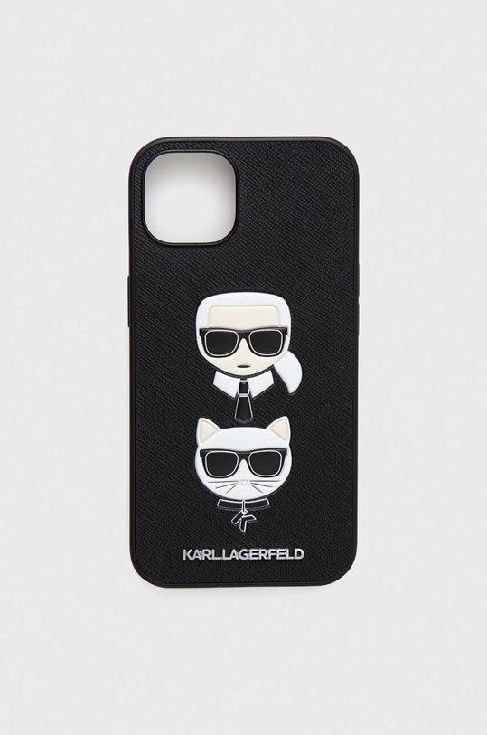 Karl Lagerfeld etui na telefon iPhone 13 6,1" na telefon czarny KLHCP13MSAKICKCBK