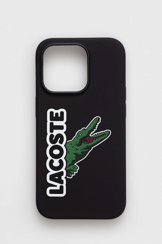 Чехол на телефон Lacoste iPhone 14 Pro 6,1" для телефона чёрный LCHCP14LSHK