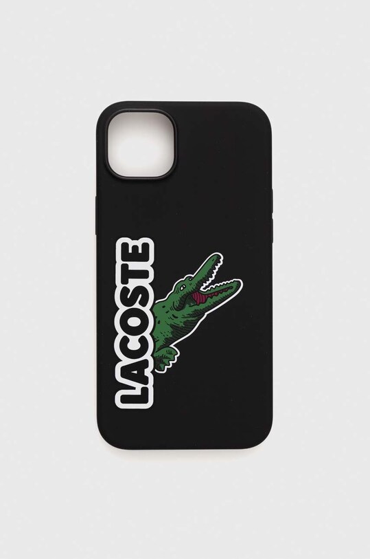 Lacoste Husă pentru telefon iPhone 14 Plus 6,7" pentru telefon negru LCHCP14MSHK