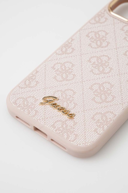 Guess etui na telefon iPhone 14 Plus 6,7" GUHCP14MHG4SHP różowy AA00
