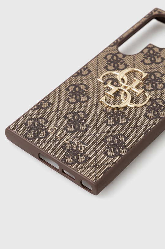 Obal na telefon Guess S23 Ultra S918 GUHCS23L4GMGBR hnědá AA00