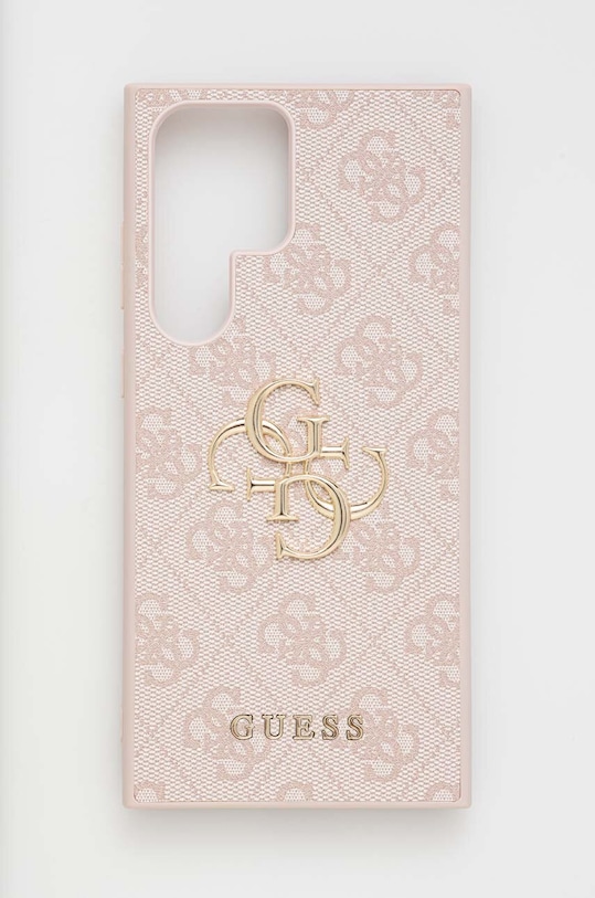 Obal na telefon Guess Samsung Galaxy S23 Ultra na mobil růžová GUHCS23L4GMGPI