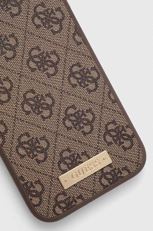 Guess carcasă de telefon iPhone 14 Max GUHMP14MU4GPRW maro AA00