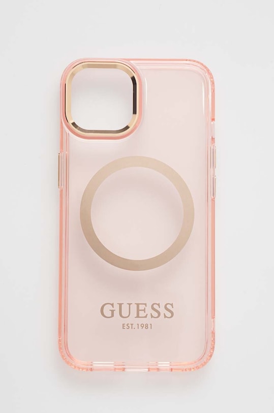 Θήκη κινητού Guess iPhone 14 6,1" για τηλέφωνο ροζ GUHMP14SHTCMP