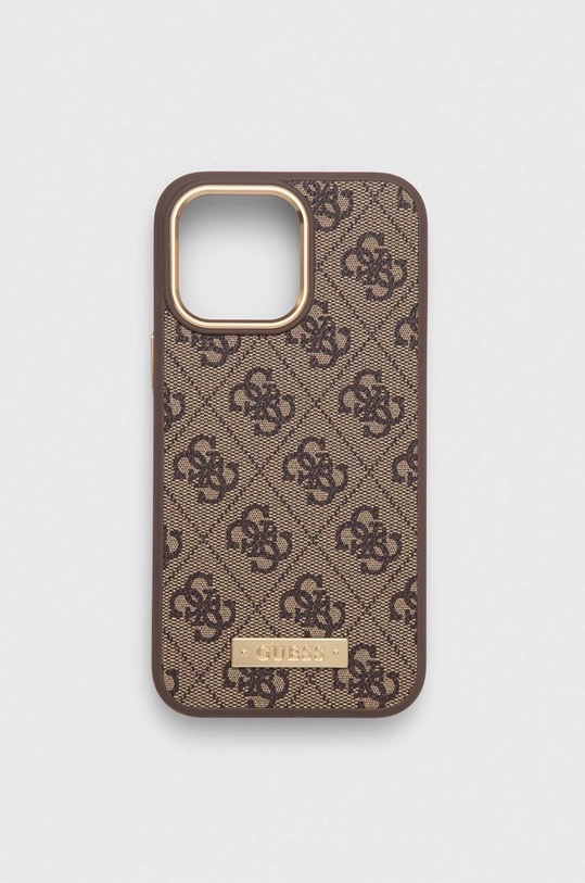 Guess etui na telefon iPhone 14 Pro Max 6,7" na telefon brązowy GUHMP14XU4GPRW