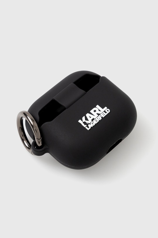 Karl Lagerfeld airpods tartó AirPods 3 cover KLACA3SILKCK fekete AA00