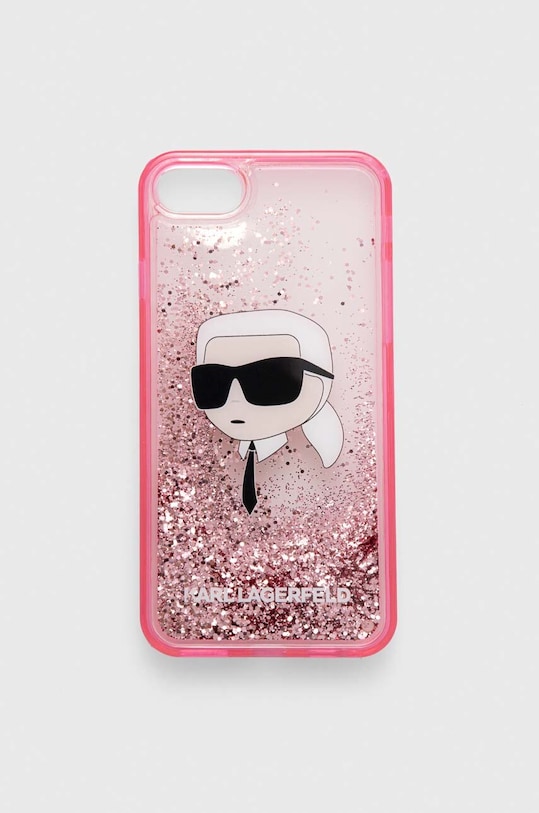 Karl Lagerfeld etui na telefon iPhone 7/8/SE 2020/SE 2022 na telefon różowy KLHCI8LNKHCP
