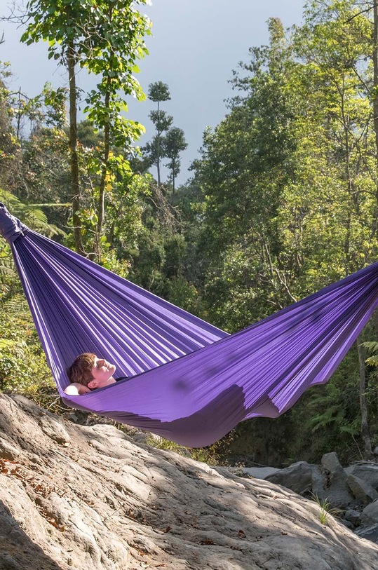Ticket to The Moon hamak jednoosobowy Compact fioletowy TMC.COMPACT