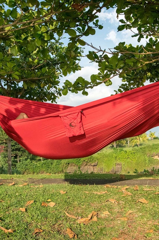 Houpací síť pro jednu osobu Ticket to The Moon Compact burgundské TMC.COMPACT