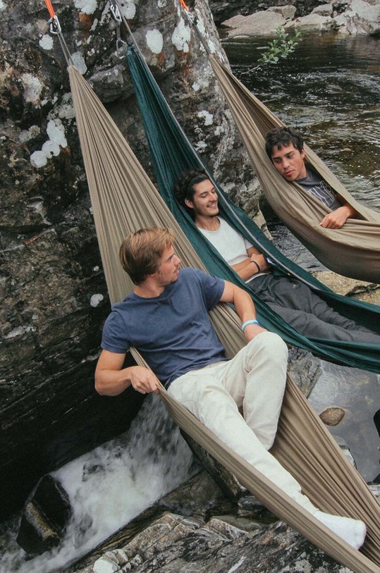 Kiegészítők Ticket to The Moon egyszemélyes függőágy Compact TMC.COMPACT barna