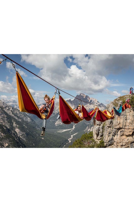 Ticket to The Moon hamak dwuosobowy Original bordowy TMO.ORIGINAL