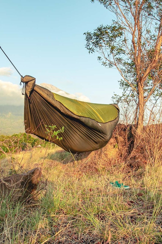 Decor Dvojitá hojdacia sieť s moskytiérou Ticket to The Moon Original Pro TMOPRO.ORIGINALPRO zelená