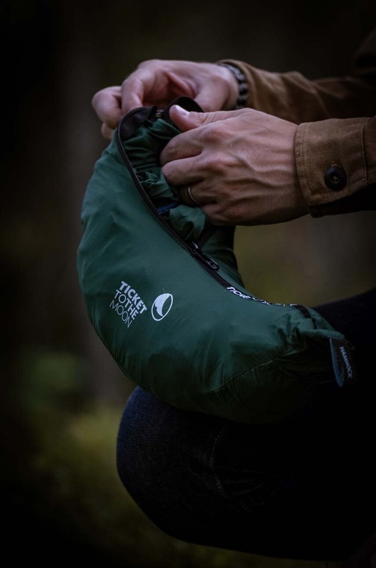 Ticket to The Moon hamak jednoosobowy z moskitierą Lightest Pro TMPRO.LIGHTESTPRO zielony