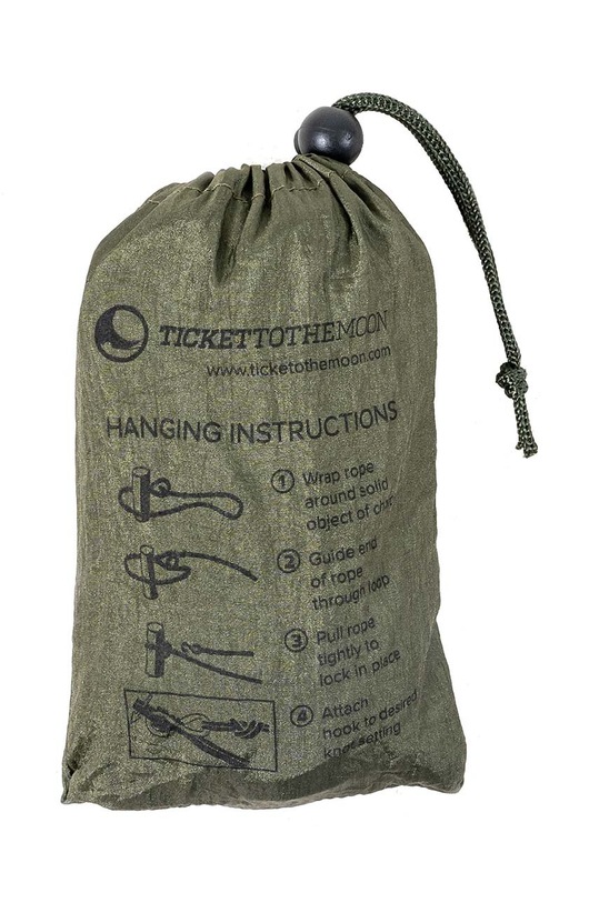 Ticket to The Moon liny montażowe do hamaka Nautical Ropes 2-pack TMROPE czarny AA00
