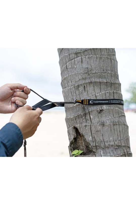 Ticket to The Moon liny montażowe do hamaka Lightest Straps 2-pack TMLSTRAP czarny