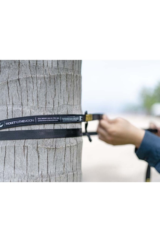 Ticket to The Moon pasy montażowe do hamaka Moon Straps 2-pack czarny TMSTRAP