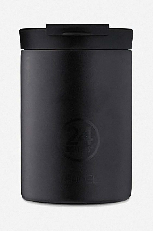 Термокружка 24bottles чёрный TRAVEL.TUMBLER.350.STON