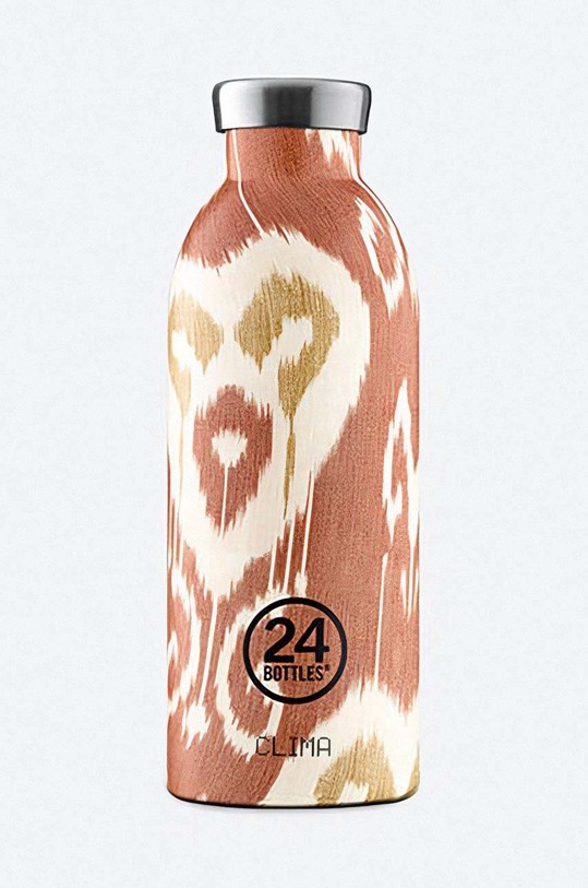 24bottles thermal bottle brown CLIMA.500.MYSTIC.WEAVER