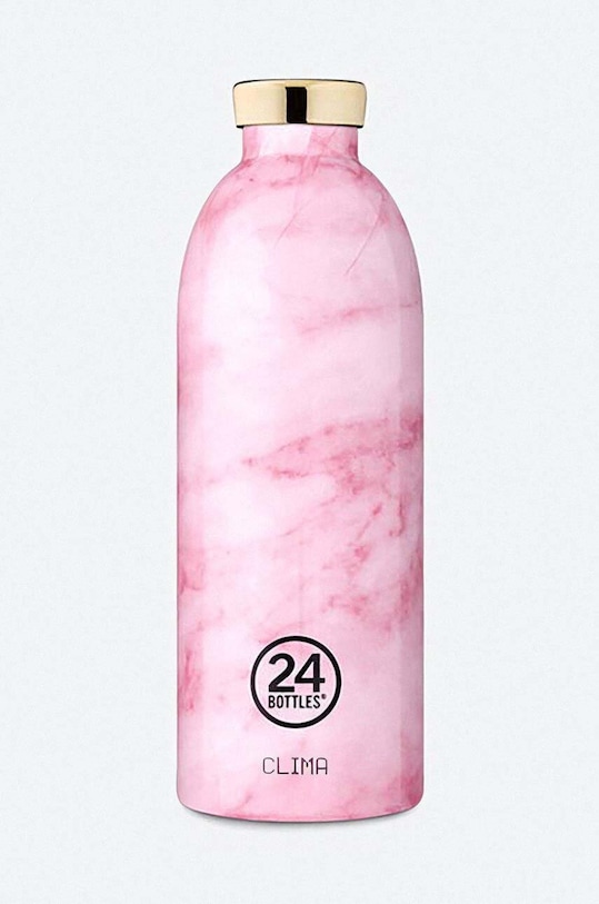 Termo fľaša 24bottles ružová CLIMA.850.PINK.MARBLE