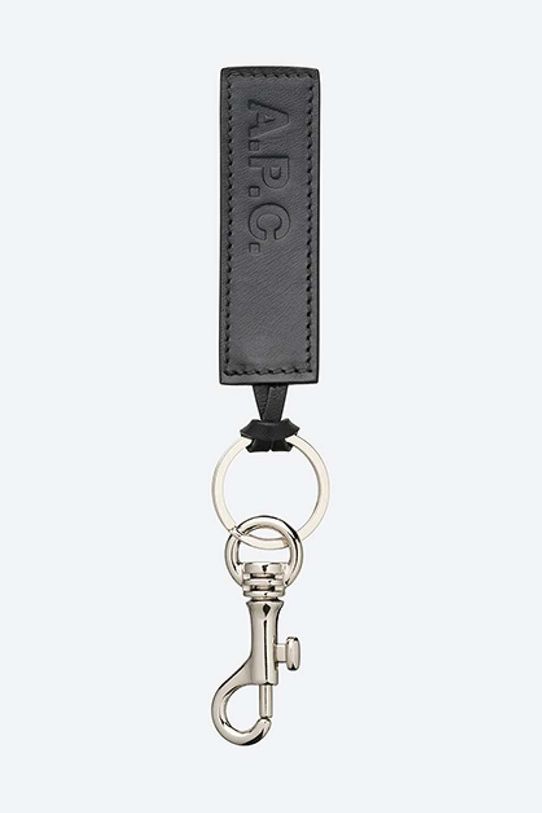A.P.C. brelok Porte-clefs czarny PXAWV.H63108