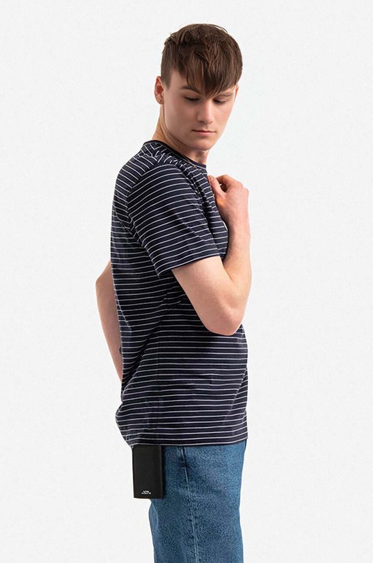 A.P.C. leather key case Hiro PXBLH.H63475 black AA00