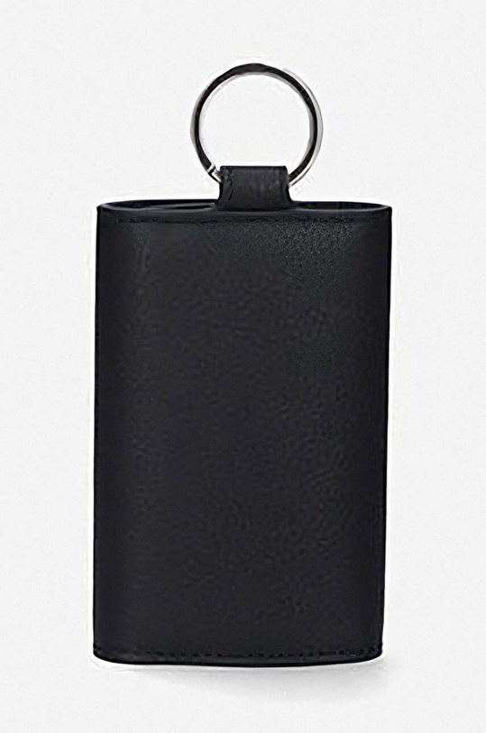 A.P.C. leather key case Hiro black PXBLH.H63475