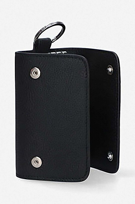 A.P.C. etui na klucze skórzane Hiro PXBLH.H63475 czarny