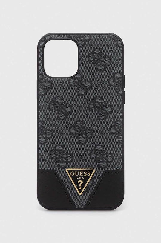 Guess etui na telefon iPhone 12/12 Pro 6,1" na telefon szary GUHCP12MPU4GHBK