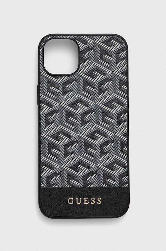 Puzdro na mobil Guess iPhone 14 Plus 6.7" na mobil čierna GUHMP14MHGCFSEK