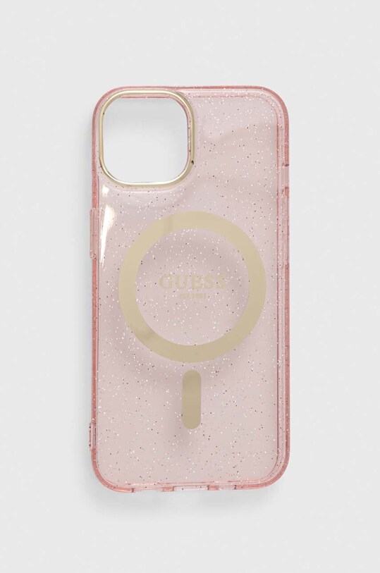 Guess husă pentru telefon iPhone 14 6.1" pentru telefon roz GUHMP14SHCMCGP