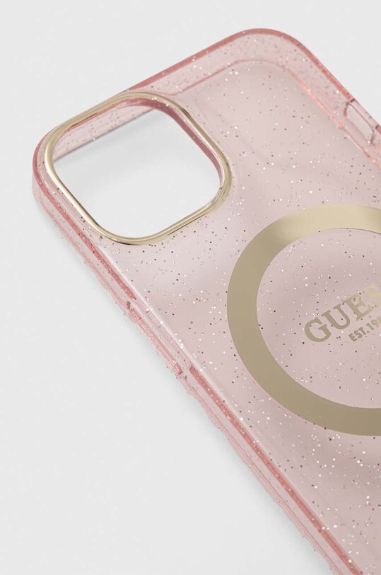Guess husă pentru telefon iPhone 14 6.1" GUHMP14SHCMCGP roz AA00